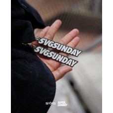 SVG X SUPER SUNDAY METAL KEYCHAIN